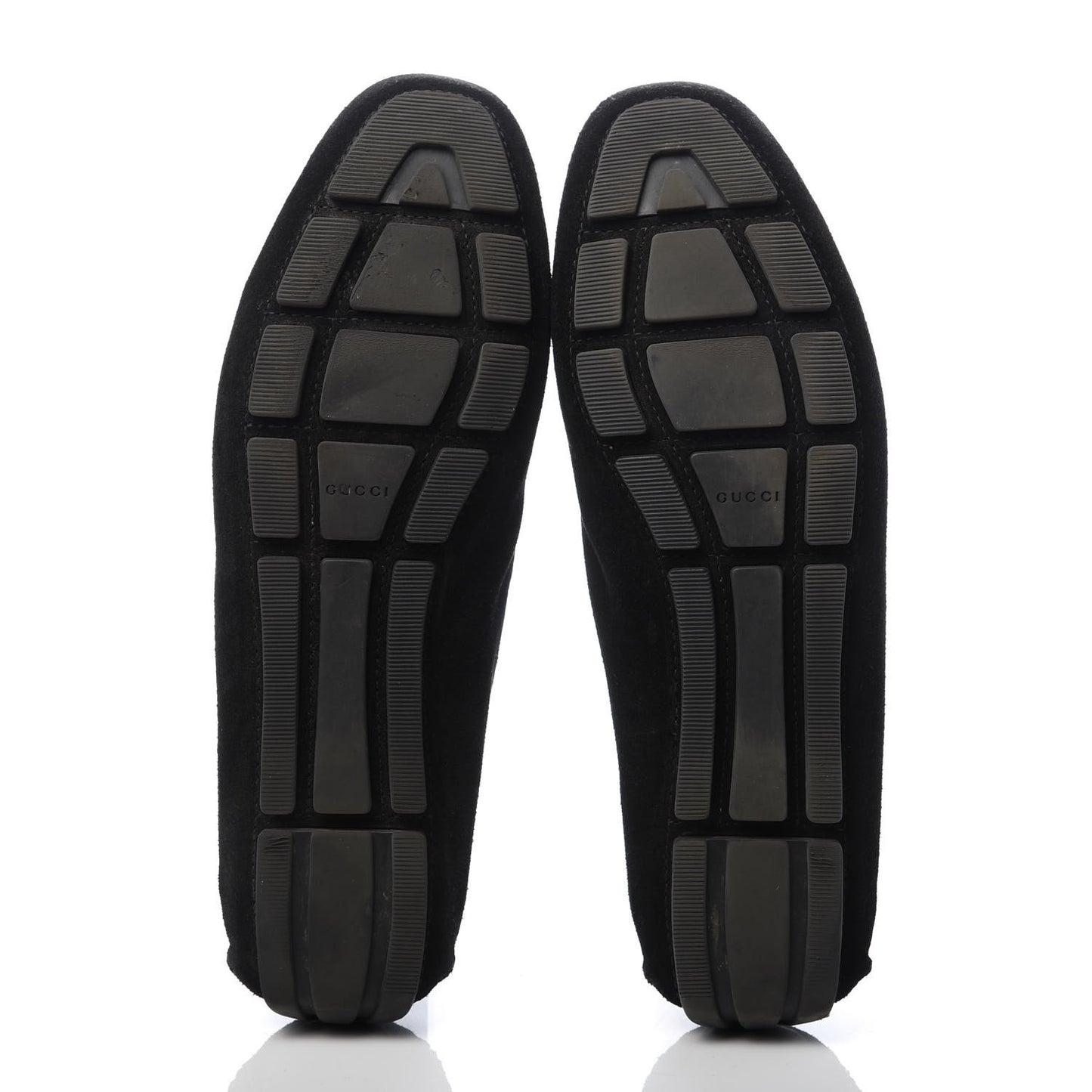 Suede Womens Horsebit Driver Loafers 38 Black
