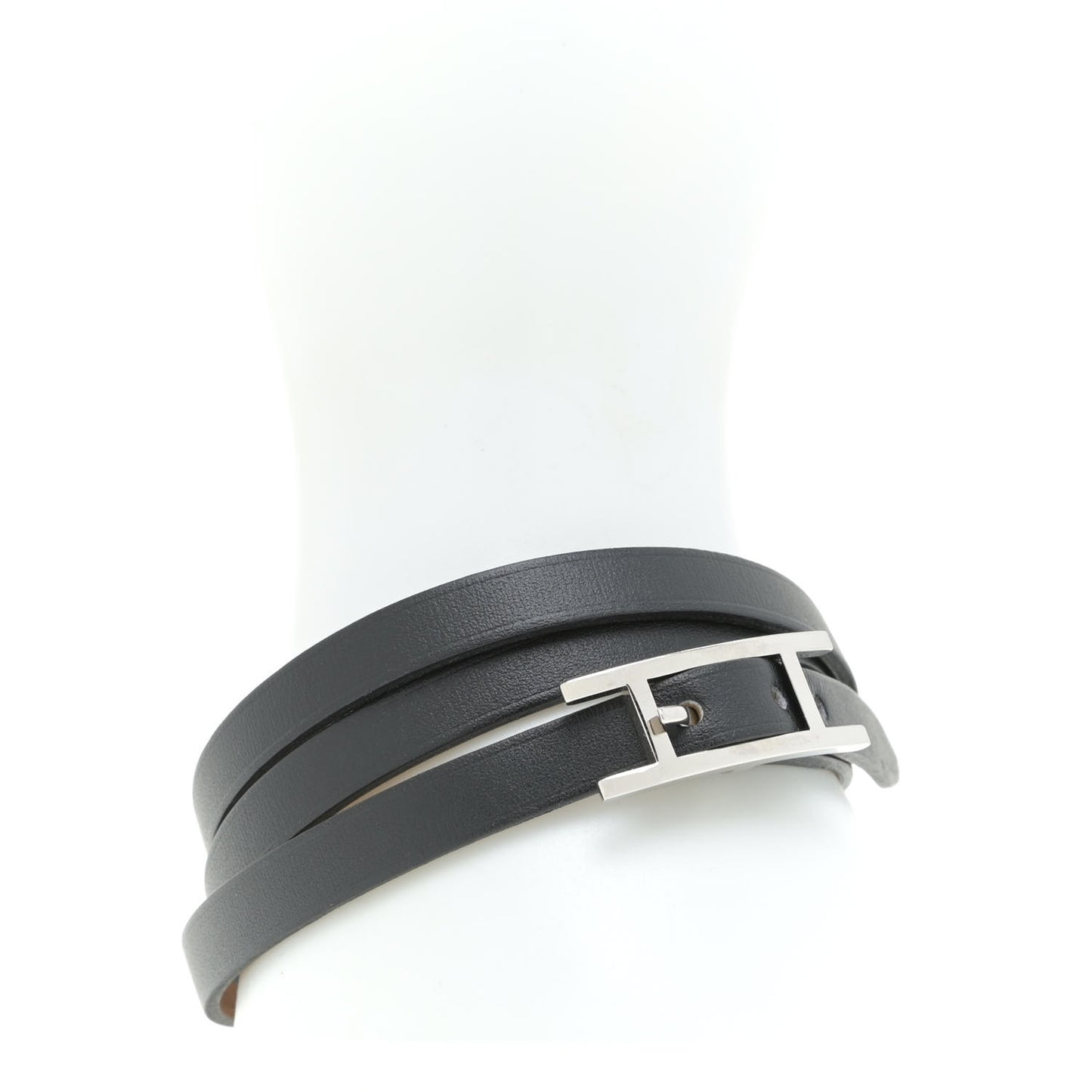 Chamonix Hapi 3MM Triple Tour Wrap Bracelet L Black