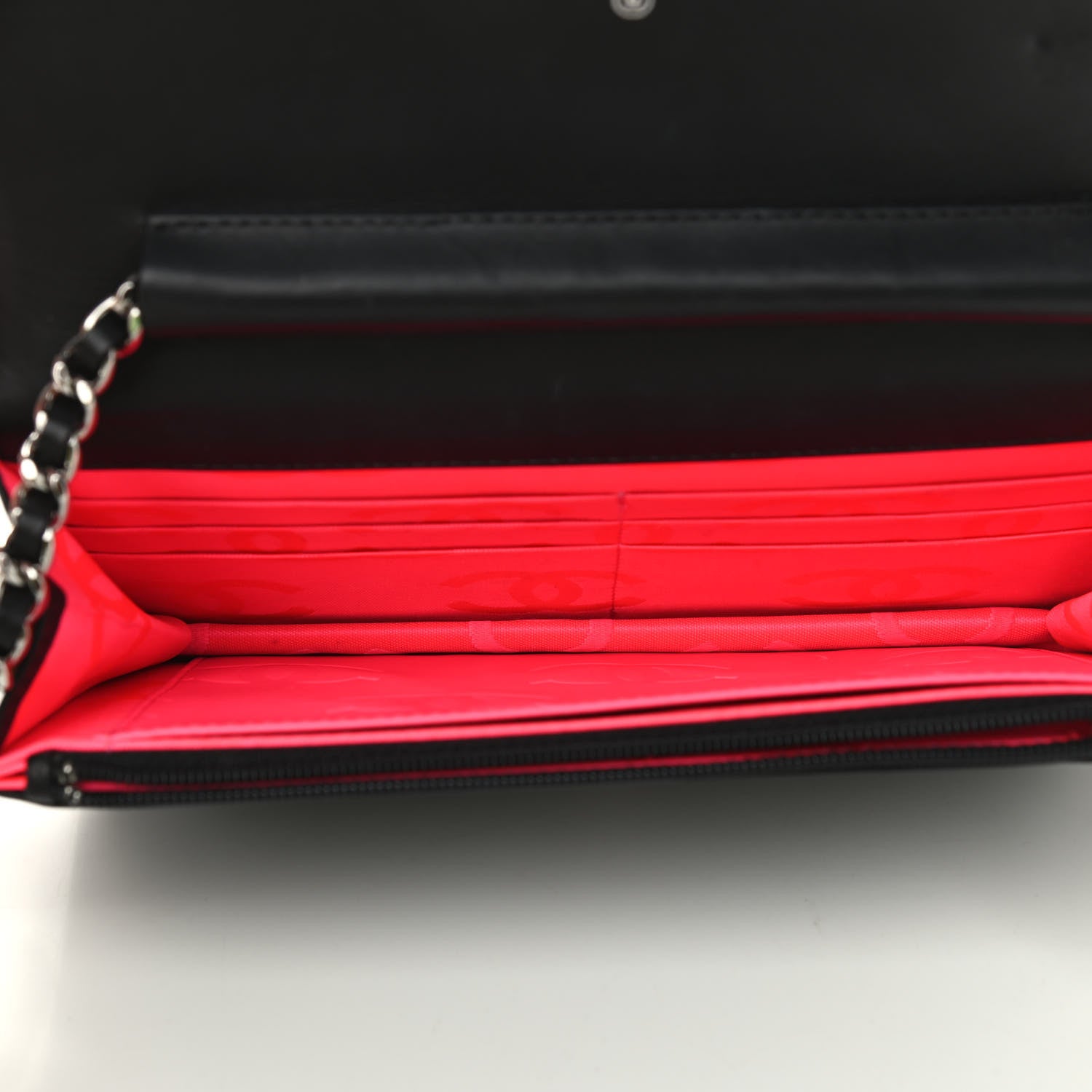 Chanel Calfskin Quilted Cambon Wallet On Chain WOC Black 5 of 10