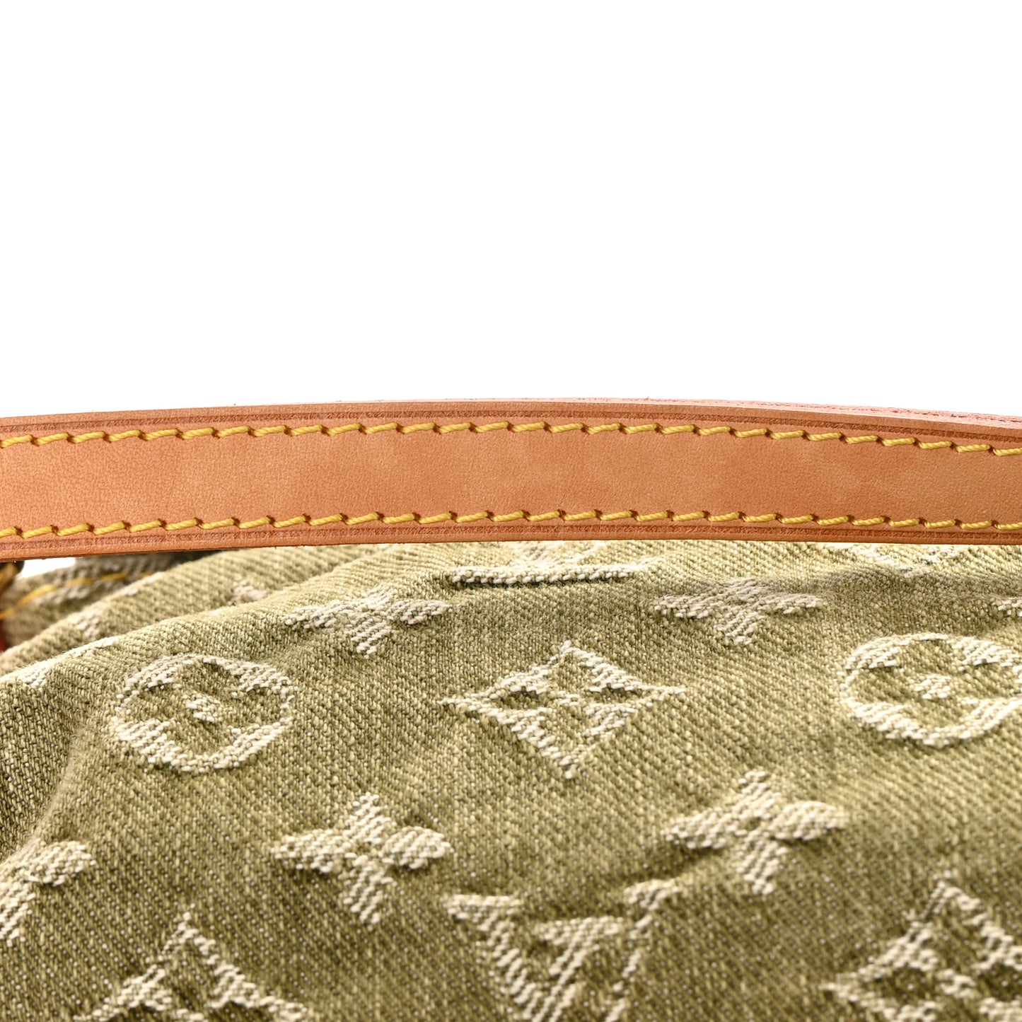 Monogram Denim Mini Pleaty Lichen