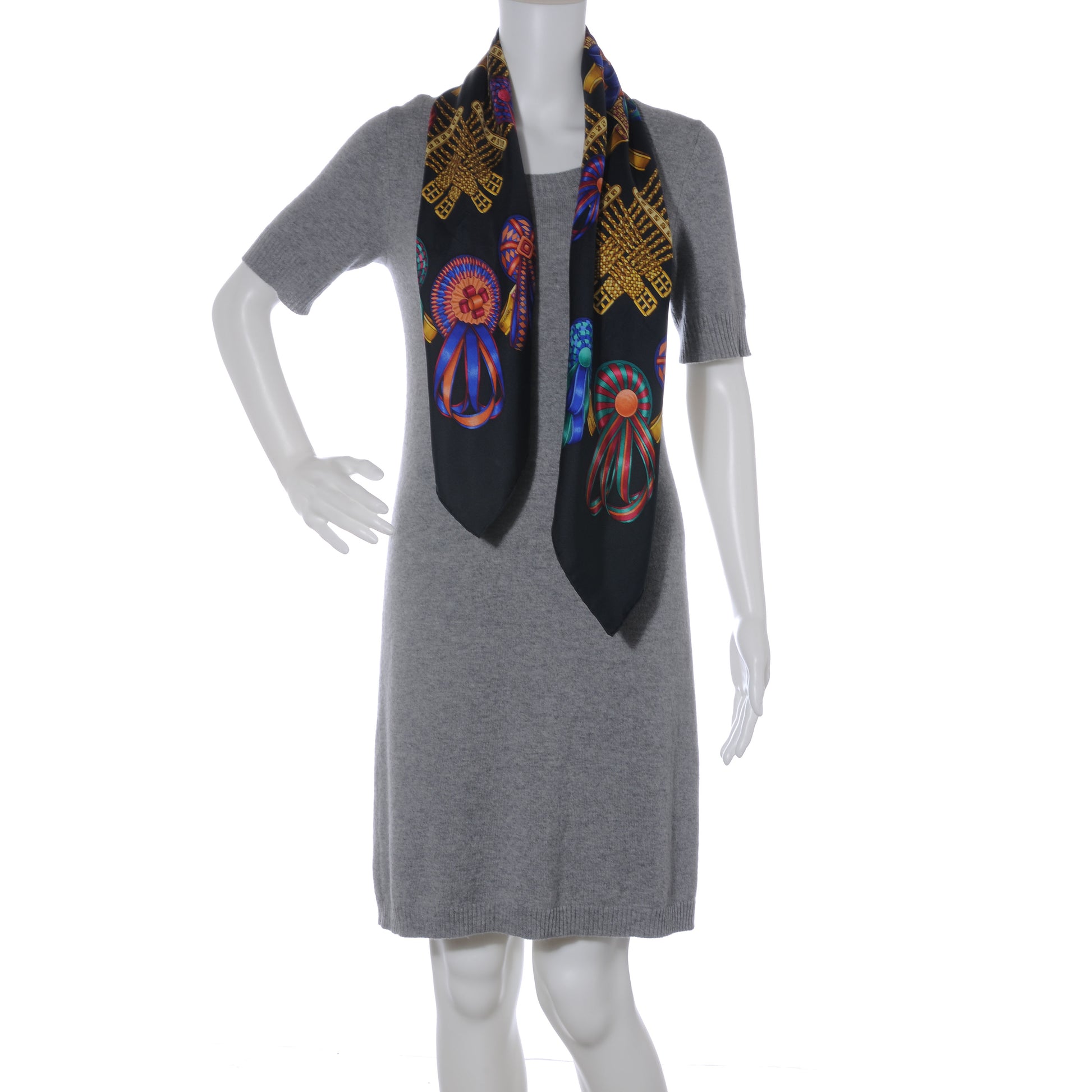Hermes Silk Les Rubans Du Cheval Scarf 90 3 of 9