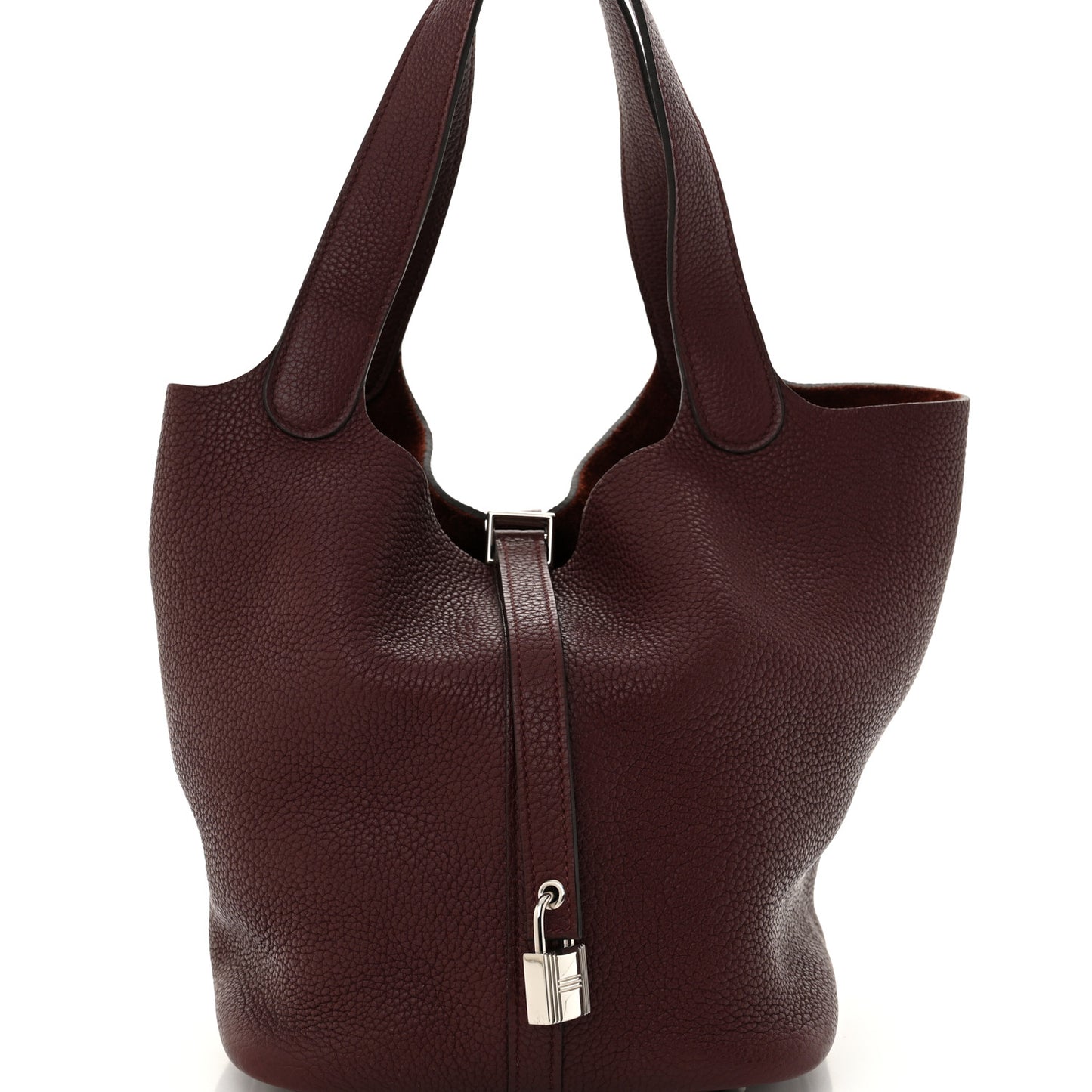 Taurillon Clemence Picotin Lock 22 MM Rouge Sellier