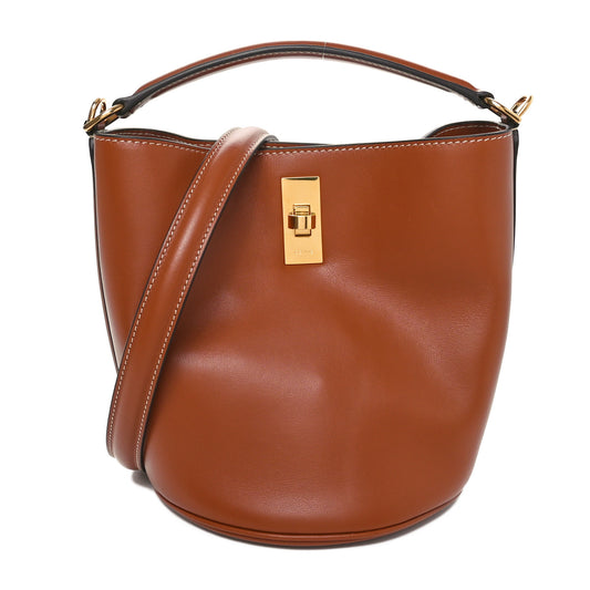 Smooth Calfskin Teen Bucket 16 Tan