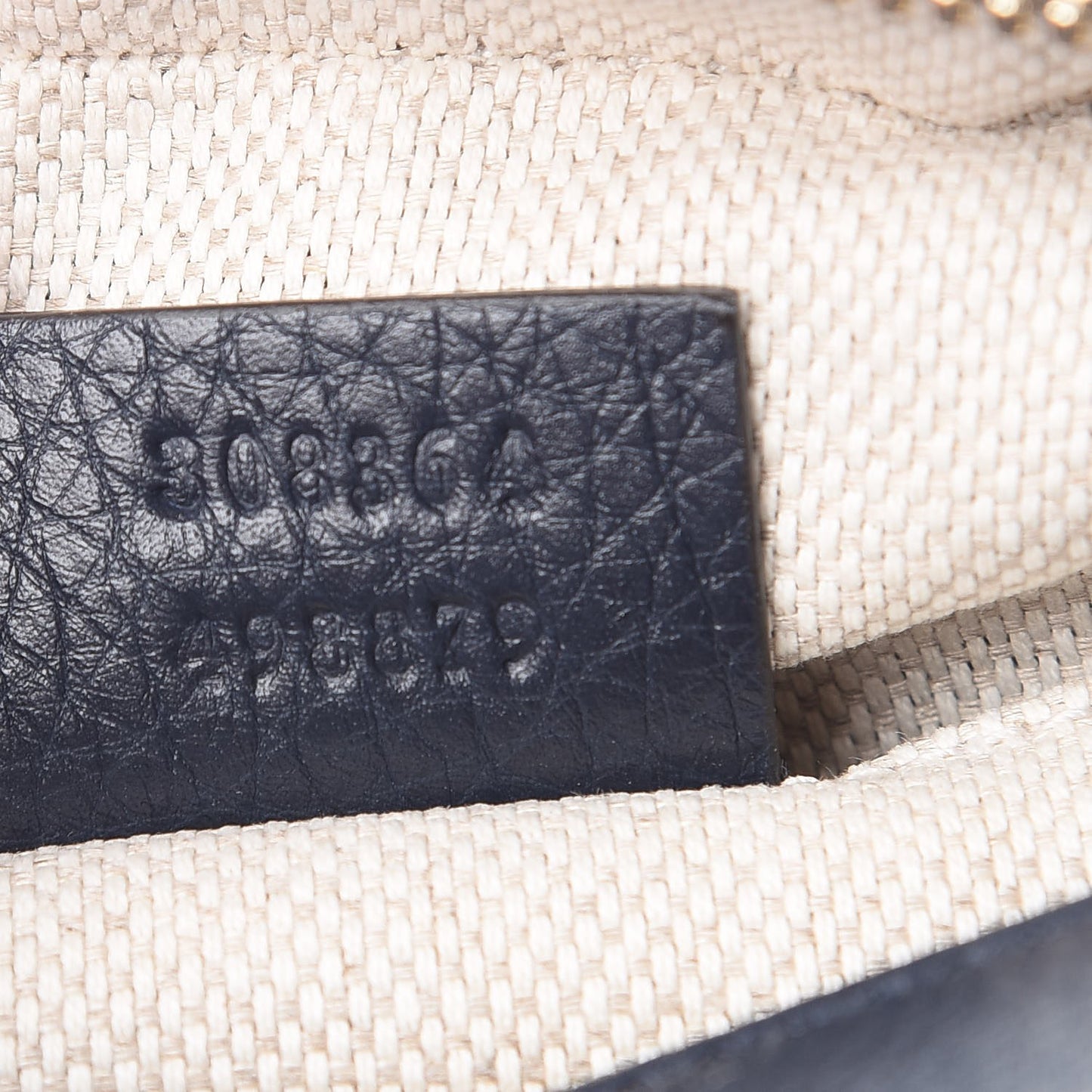 Pebbled Calfskin Small Soho Disco Bag Blue
