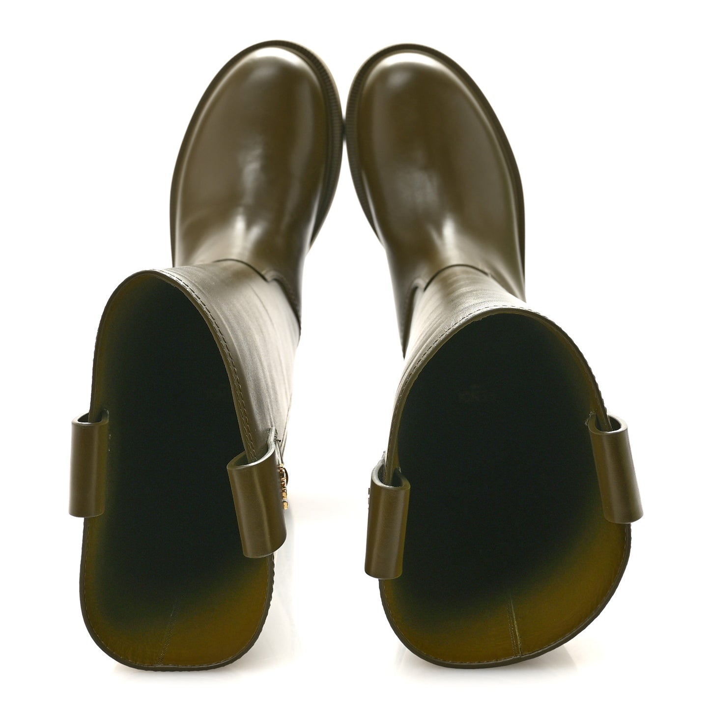 Calfskin Filo Boots 35.5 Green