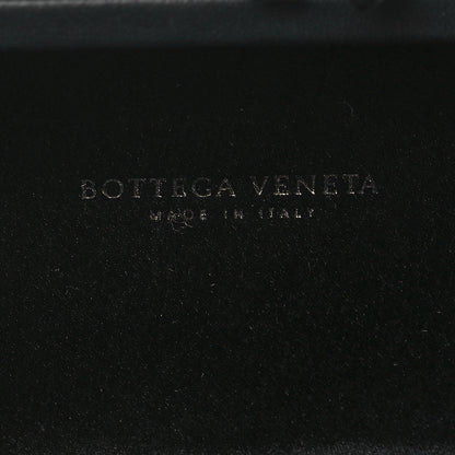 Bottega Veneta Satin Intreccio Impero Knot Clutch Black 6 of 9