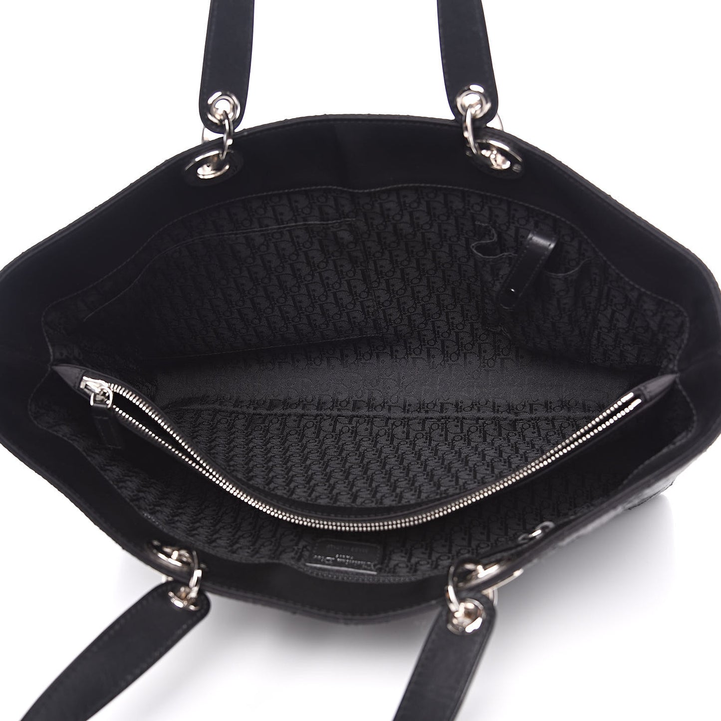 Nylon Cannage Tote Black