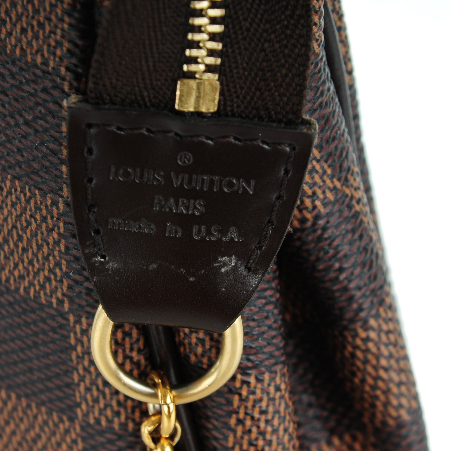 Louis Vuitton Damier Ebene Eva Clutch 7 of 8