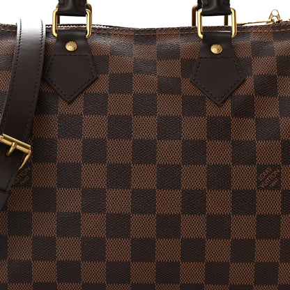 Louis Vuitton Damier Ebene Speedy Bandouliere 25 8 of 11