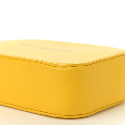 Balenciaga Calfskin Logo XS Everyday Camera Bag Yellow Black 10 of 11