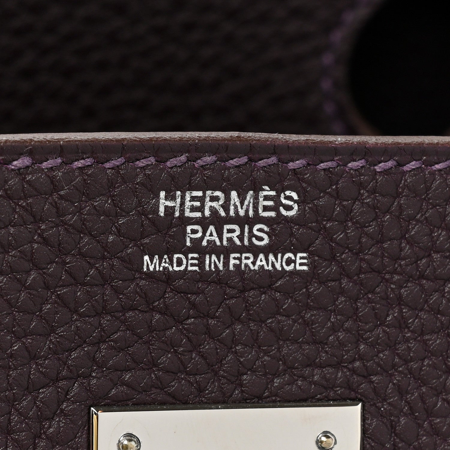 Hermes Togo BIRKIN 30 Raisin 6 of 14
