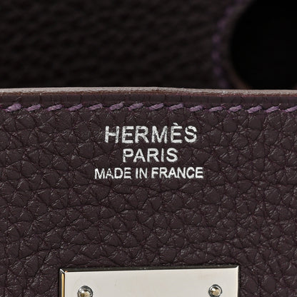 Hermes Togo BIRKIN 30 Raisin 6 of 14