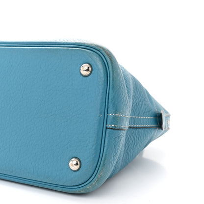Hermes Taurillon Clemence Bolide 35 Bleu Jean 9 of 18