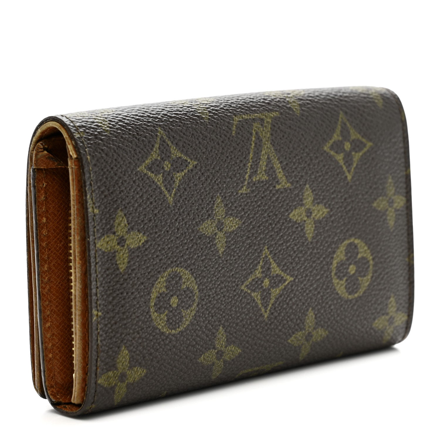 Louis Vuitton Monogram Porte-Monnaie Tresor Wallet 3 of 11