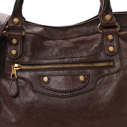 Balenciaga Agneau Classic Hardware City Cigare Fonce 9 of 12