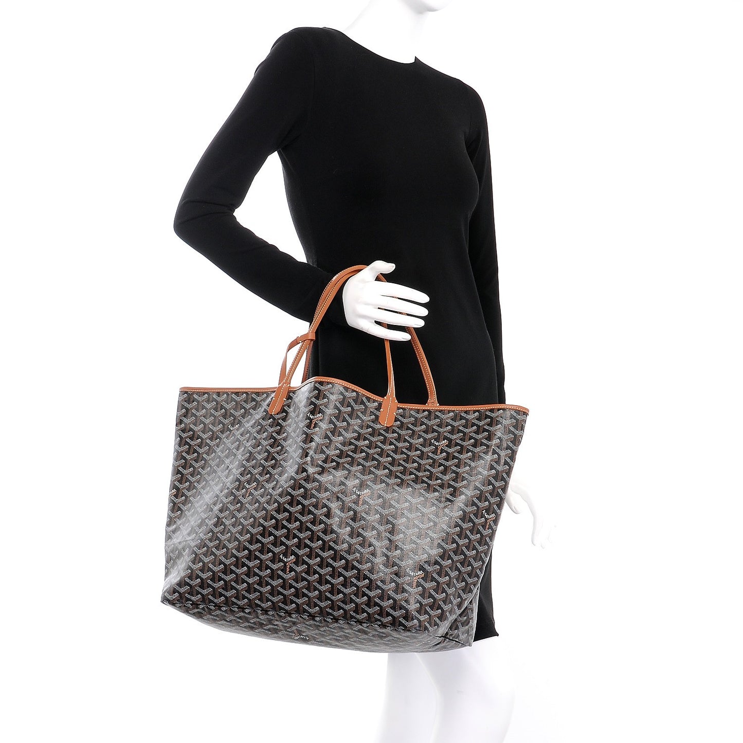 Goyardine Saint Louis GM Black Gold