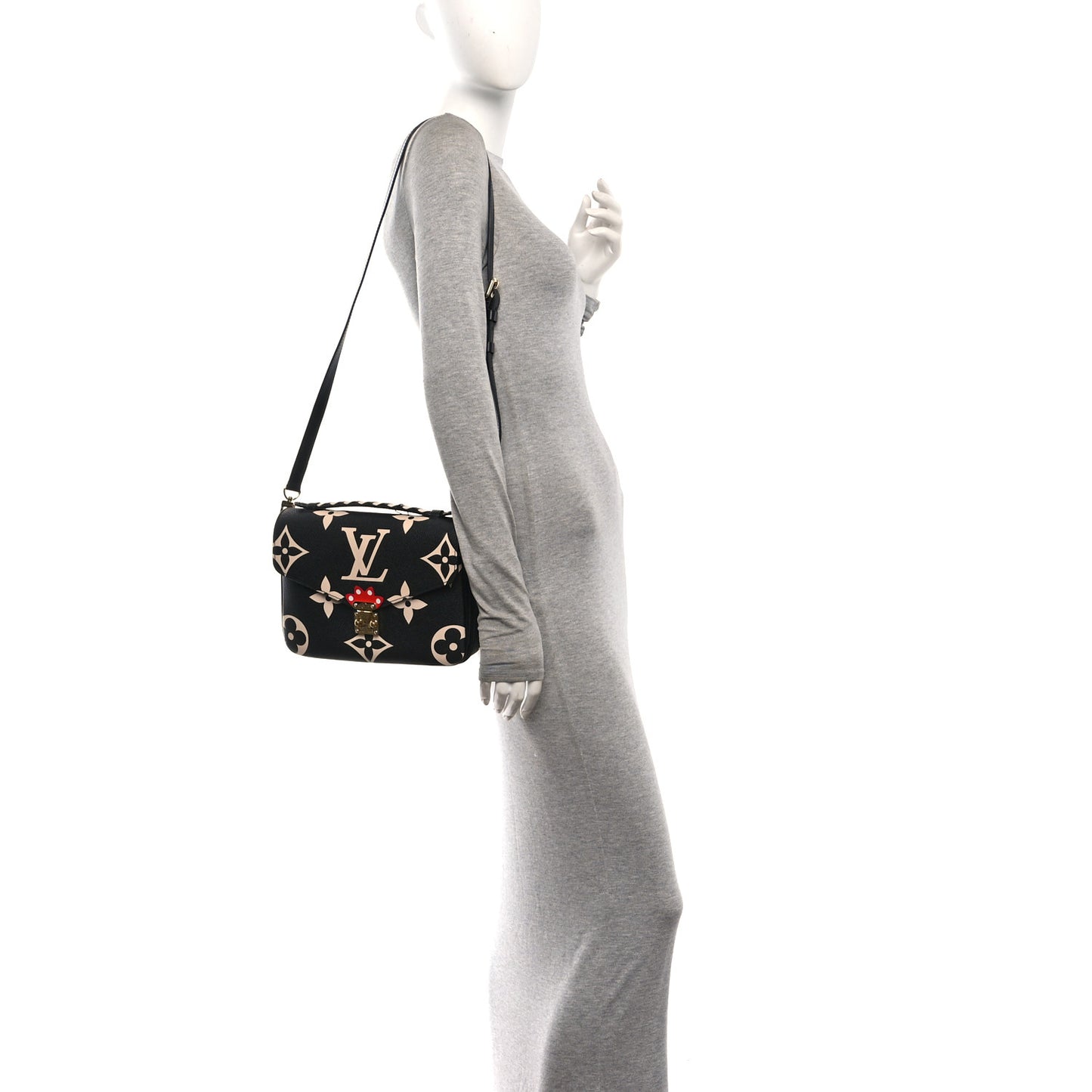 Empreinte Monogram Giant Crafty Pochette Metis Black Creme