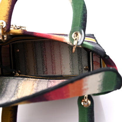 Christian Dior Canvas Medium D-Stripes Lady D-Lite Multicolor 5 of 10