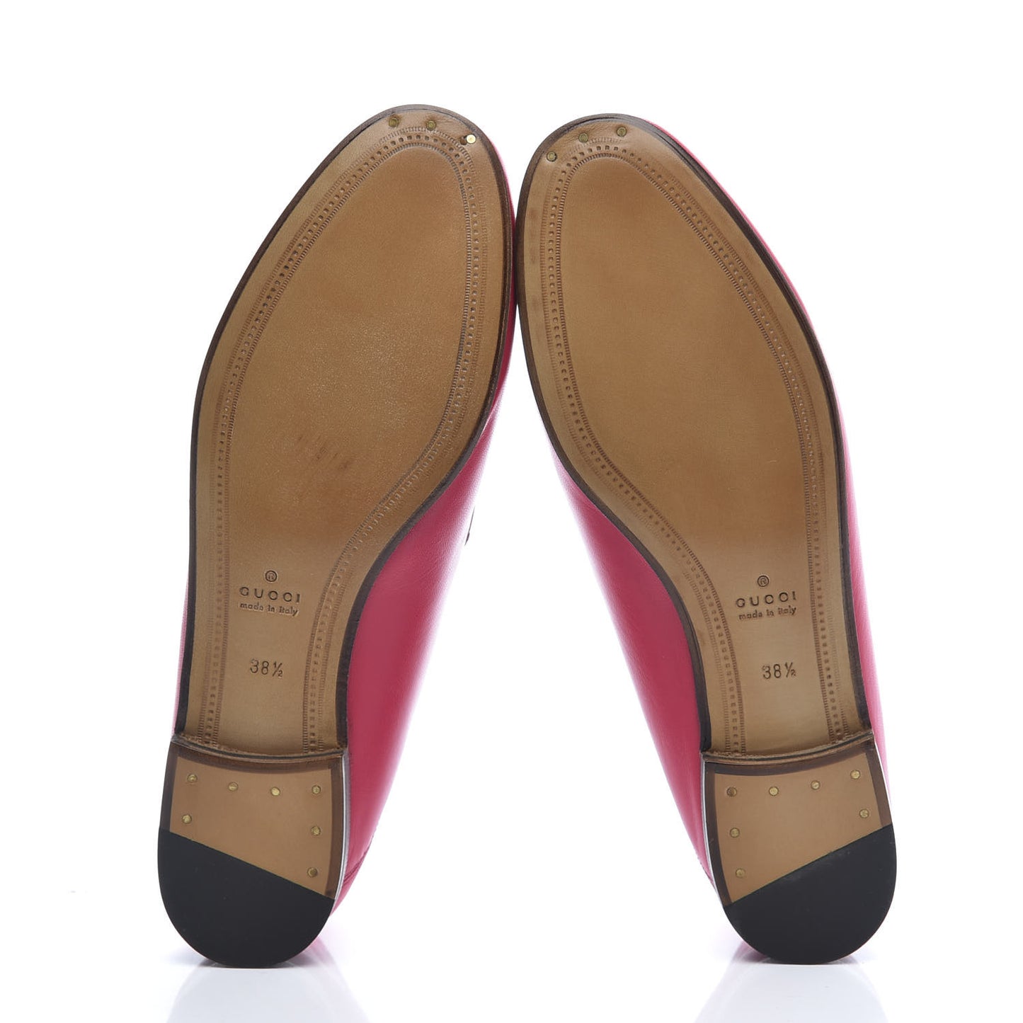 Lambskin Womens Brixton Horsebit Loafers 38.5 Hot Pink