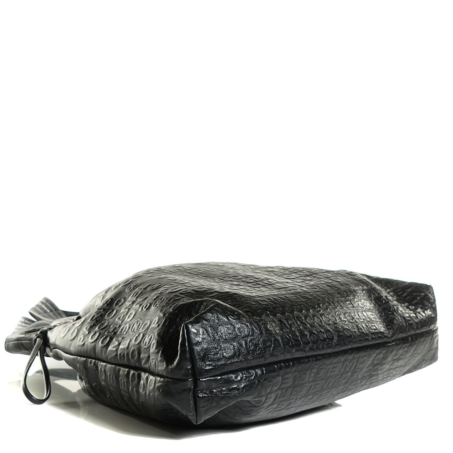 Calfskin Unlimited Drawstring Tote Black