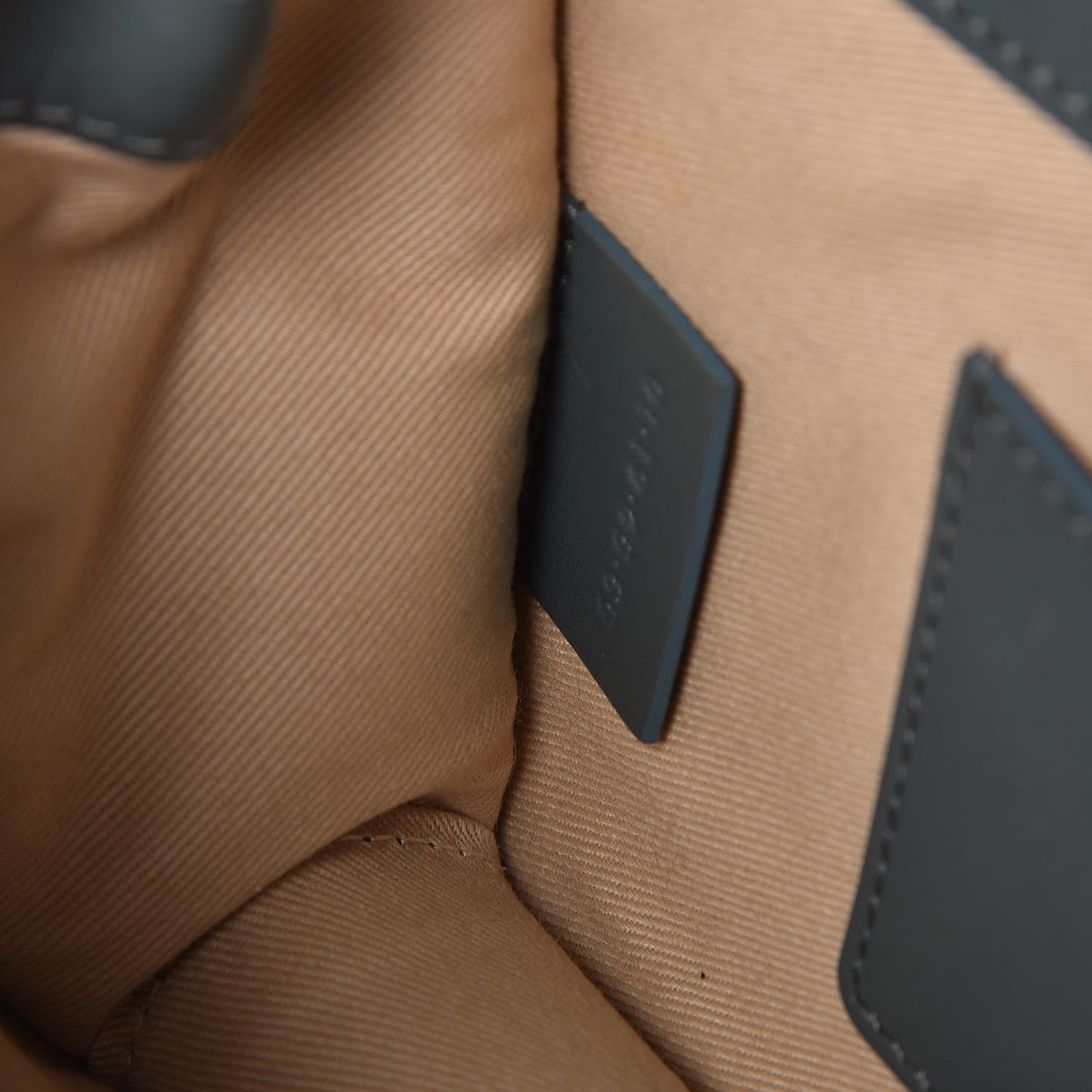Calfskin Suede C Clutch With Chain Cloudy Blue