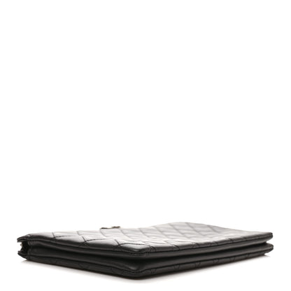 Chanel Calfskin Quilted Small Zipped Boy Pouch Black 4 of 7