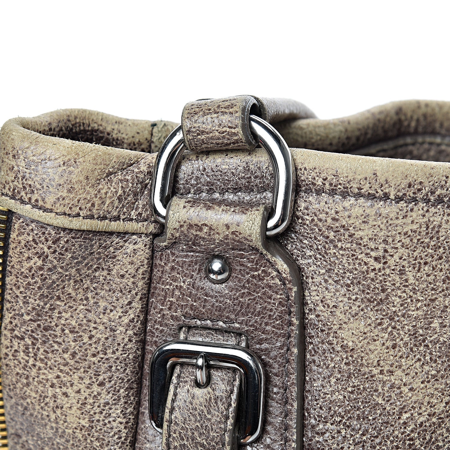 Prada Cervo Zippers Hobo Brown 18 of 18
