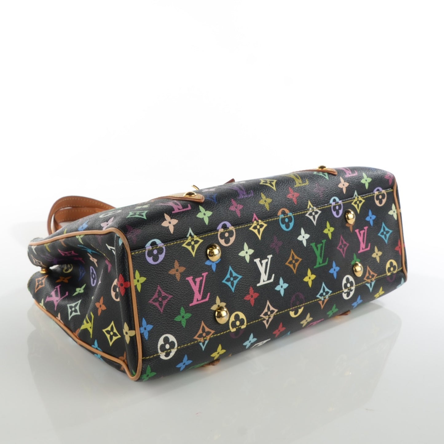 LOUIS VUITTON Monogram Multicolor Aurelia MM Black