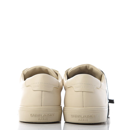 Saint Laurent Calfskin Andy Low Top Sneakers 37.5 Dark Coquille 6 of 9