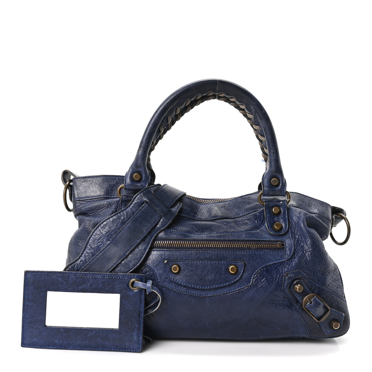 Chevre Classic Hardware First Indigo
