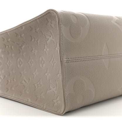 Louis Vuitton Empreinte Monogram Giant Onthego MM Tourterelle 8 of 10