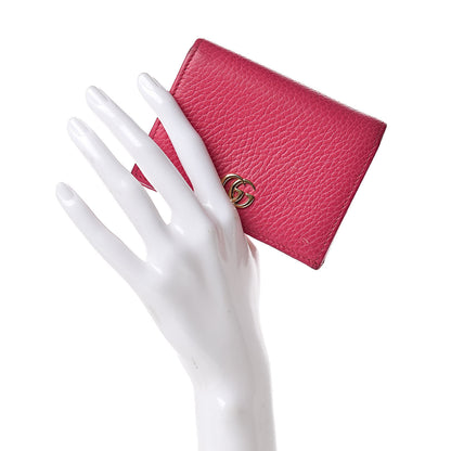 Gucci Dollar Calfskin GG Marmont Card Case Box Pink 2 of 11