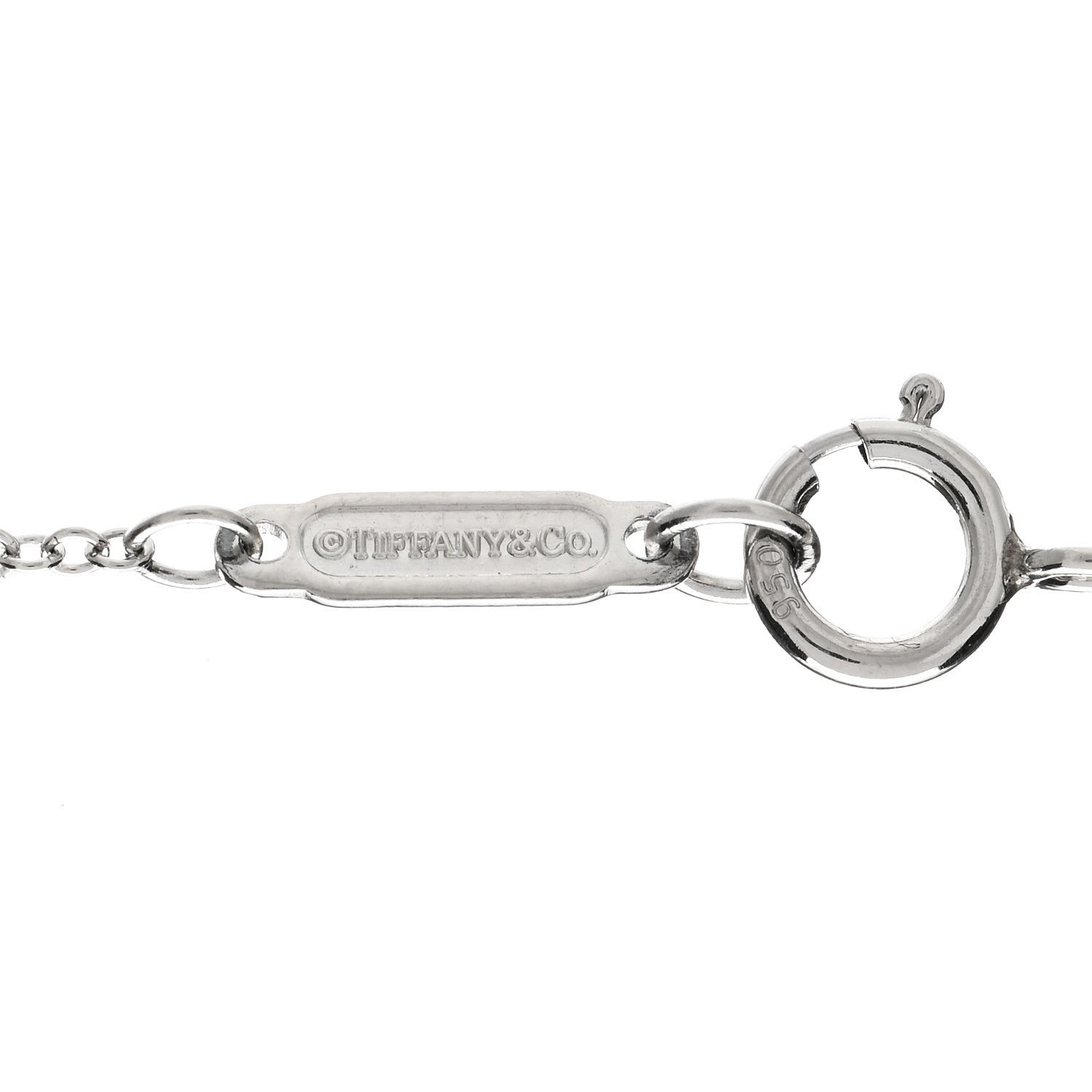 Tiffany Platinum Diamond Tanzanite Soleste Pendant Necklace 3 of 4