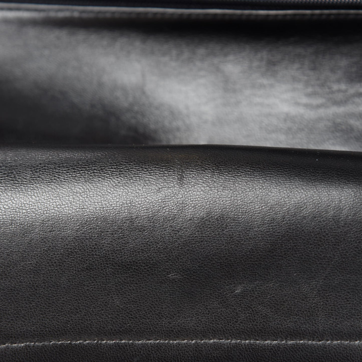 Lambskin Quilted Small Double Flap Black