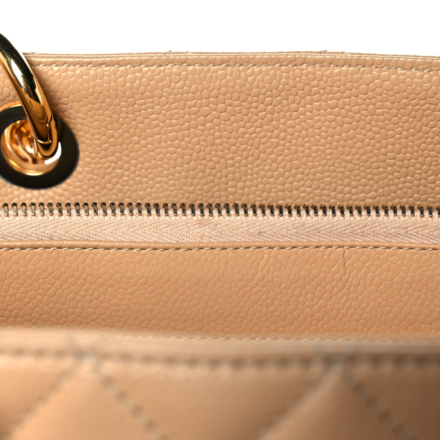 Chanel Caviar Quilted Grand Shopping Tote GST Beige 17 of 20
