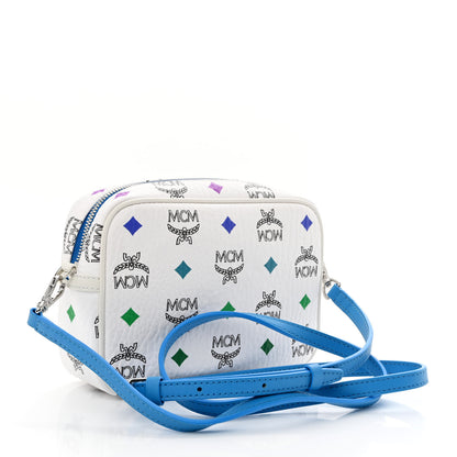 MCM Skyoptic Visetos Spectrum Diamond Camera Bag White 3 of 10
