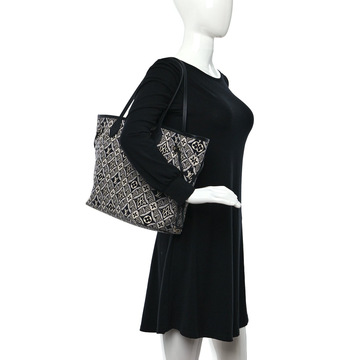 Jacquard Since 1854 Neverfull MM Grey