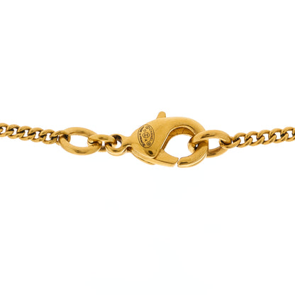 Chanel Metal CC Necklace Matte Gold 5 of 6