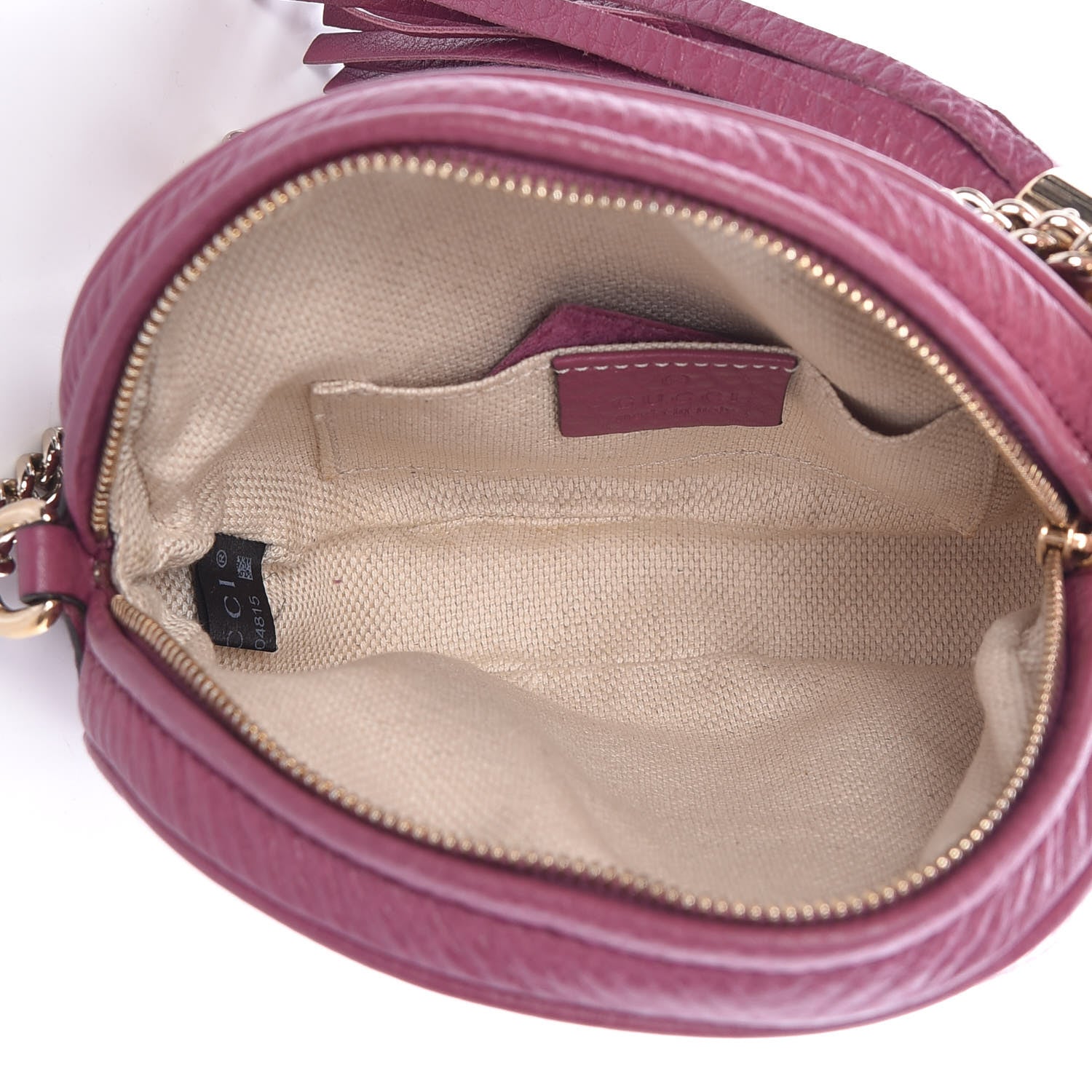 Gucci Cellarius Calfskin Mini Soho Chain Bag Peonia Flower 5 of 9