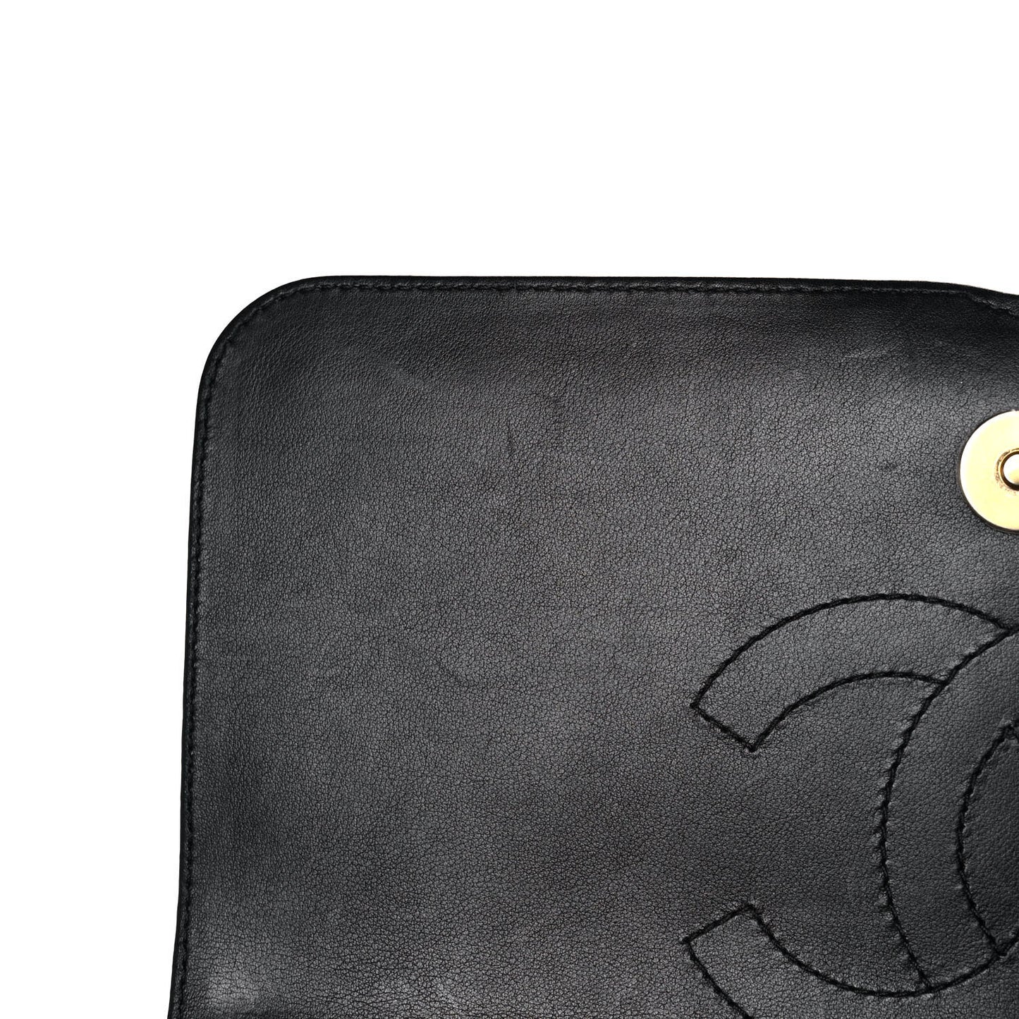 Caviar Quilted Medium CC Filigree Flap Black