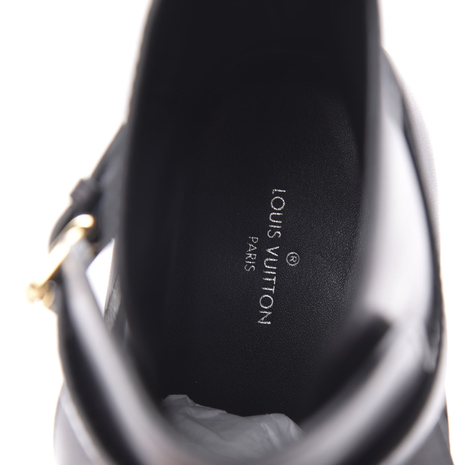 Louis Vuitton Calfskin Monogram Discovery Flat Ankle Boots 38.5 Black 7 of 8