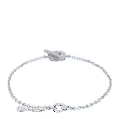 Hermes 18K White Gold Diamond Finesse Bracelet LG 2 of 4
