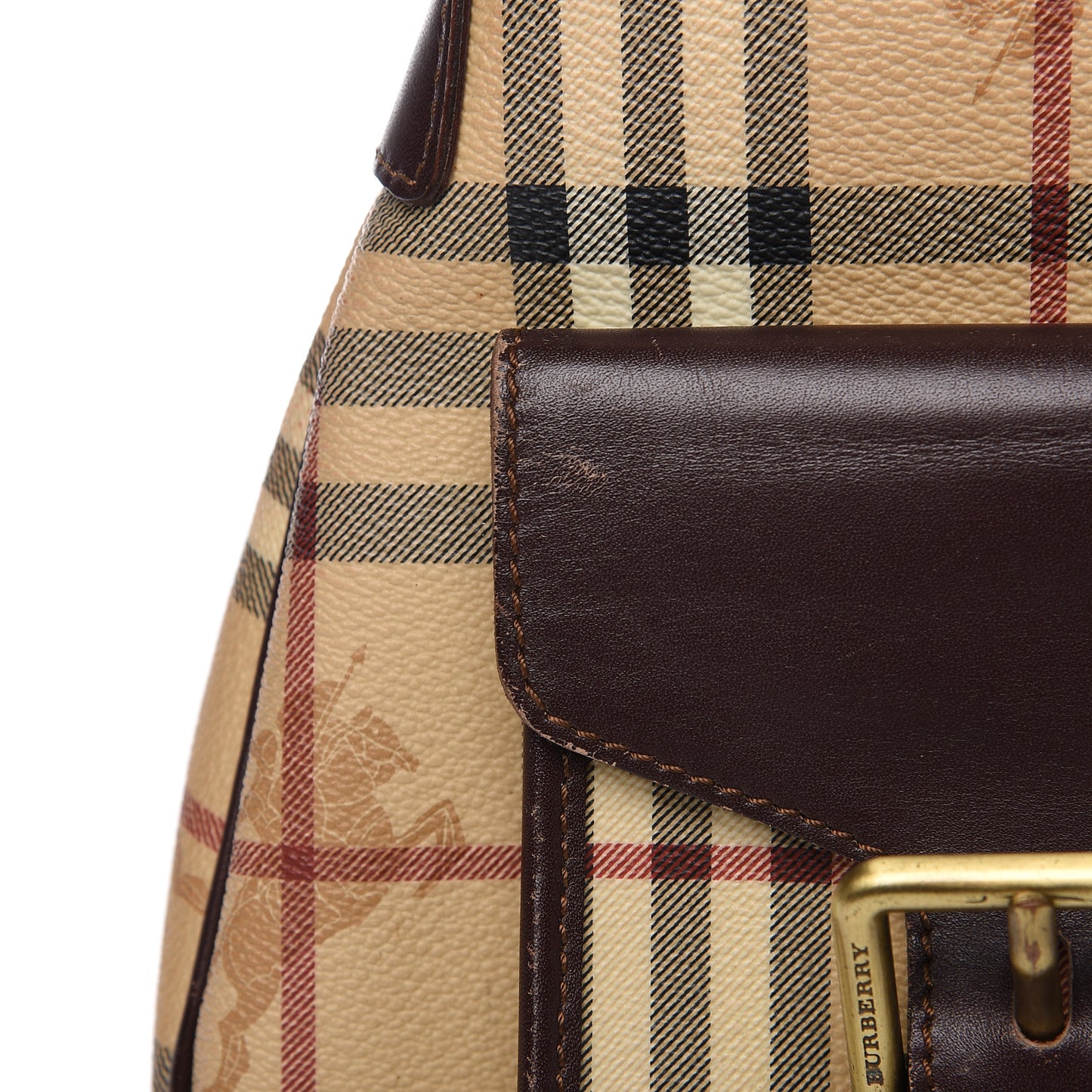 Haymarket Check Shoulder Bag Brown