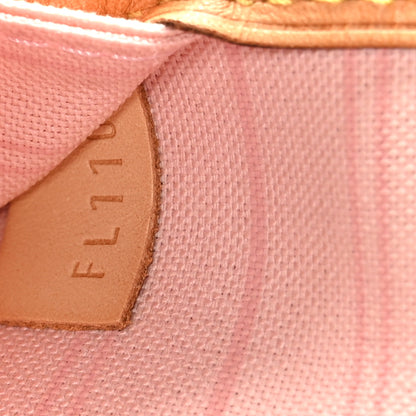 Louis Vuitton Damier Azur Neo Neverfull MM Rose Ballerine 8 of 11