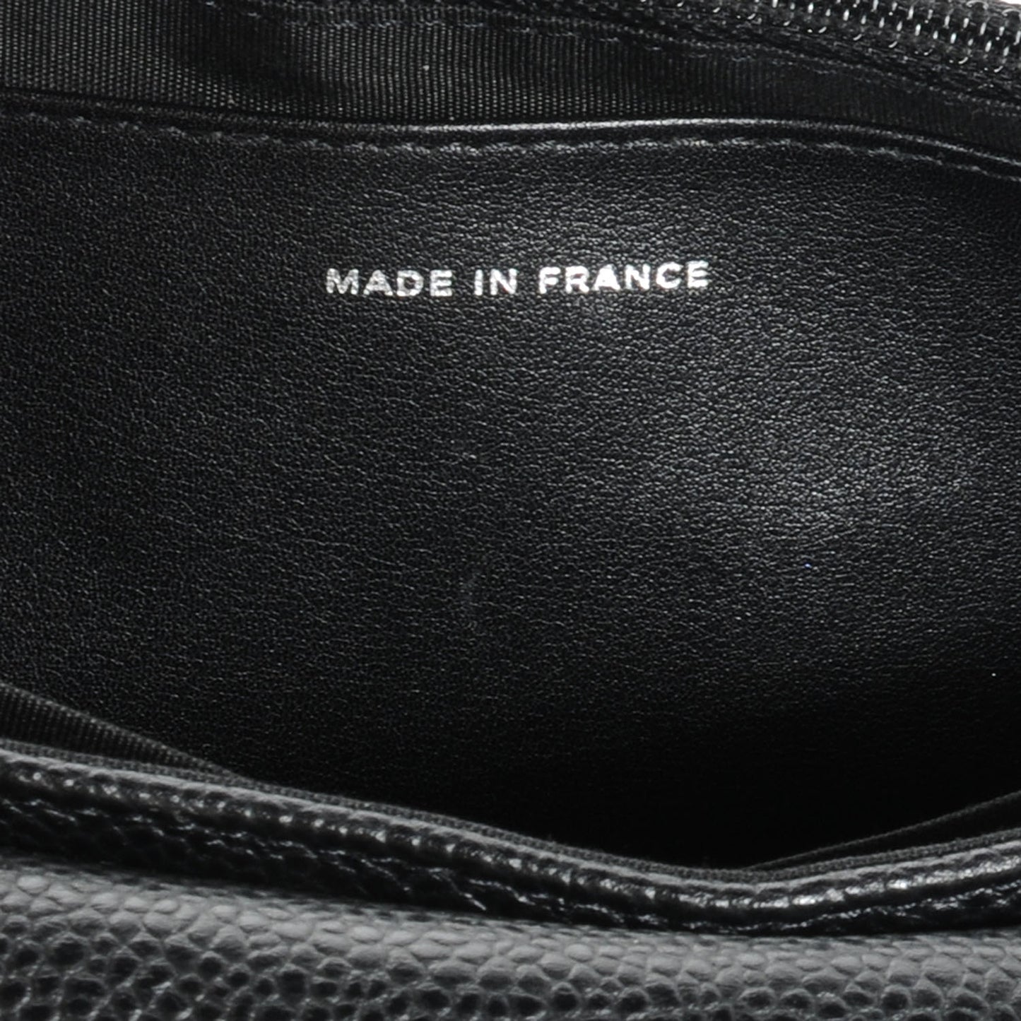 Caviar Half Moon Wallet On Chain WOC Black