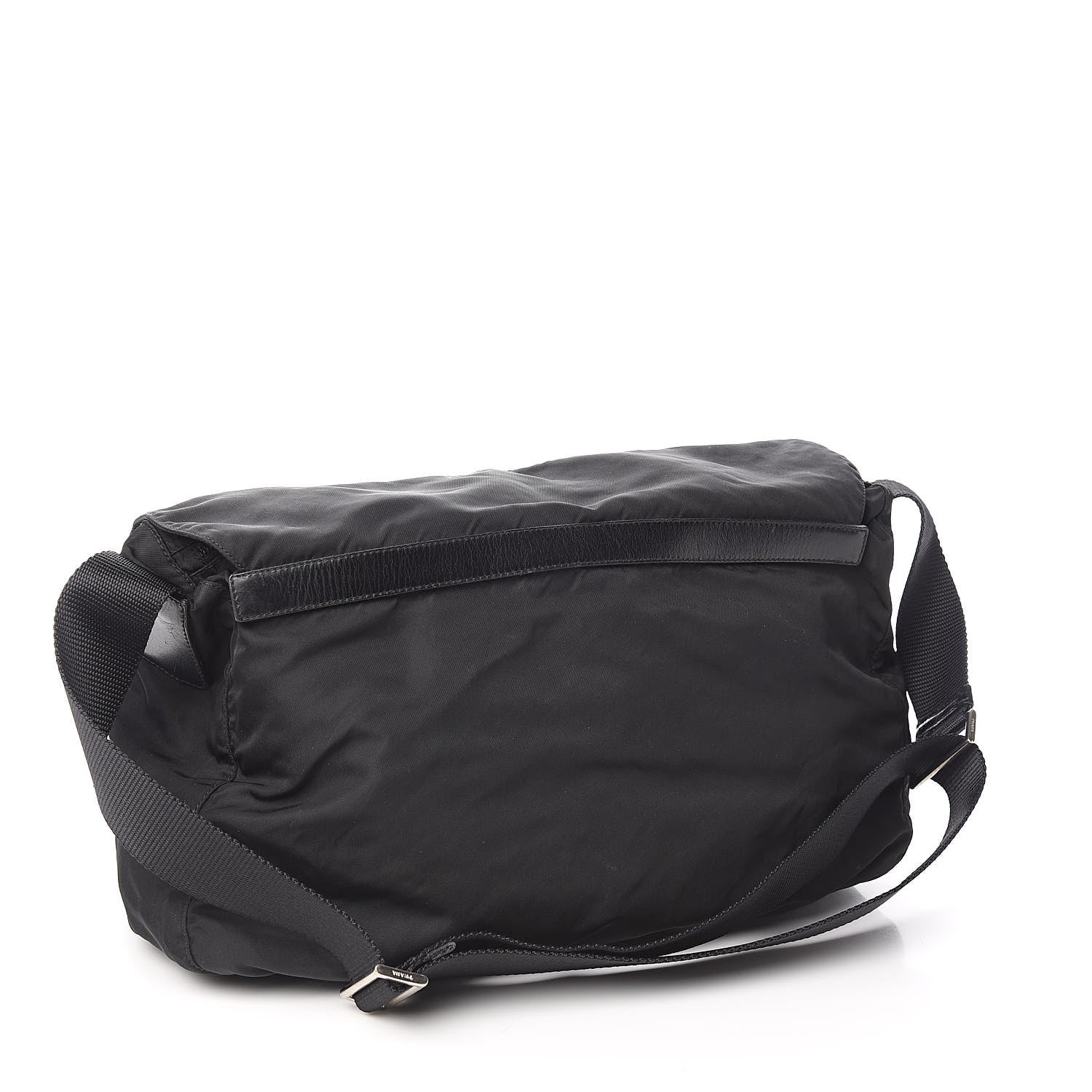 Prada Nylon Vela Messenger Bag Black 3 of 14