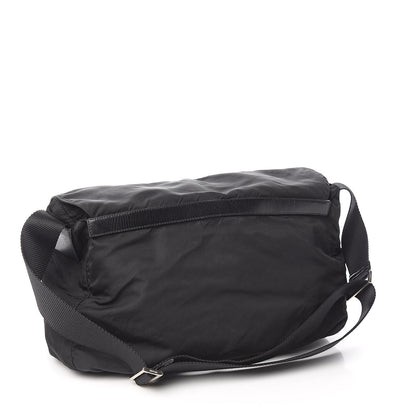 Prada Nylon Vela Messenger Bag Black 3 of 14