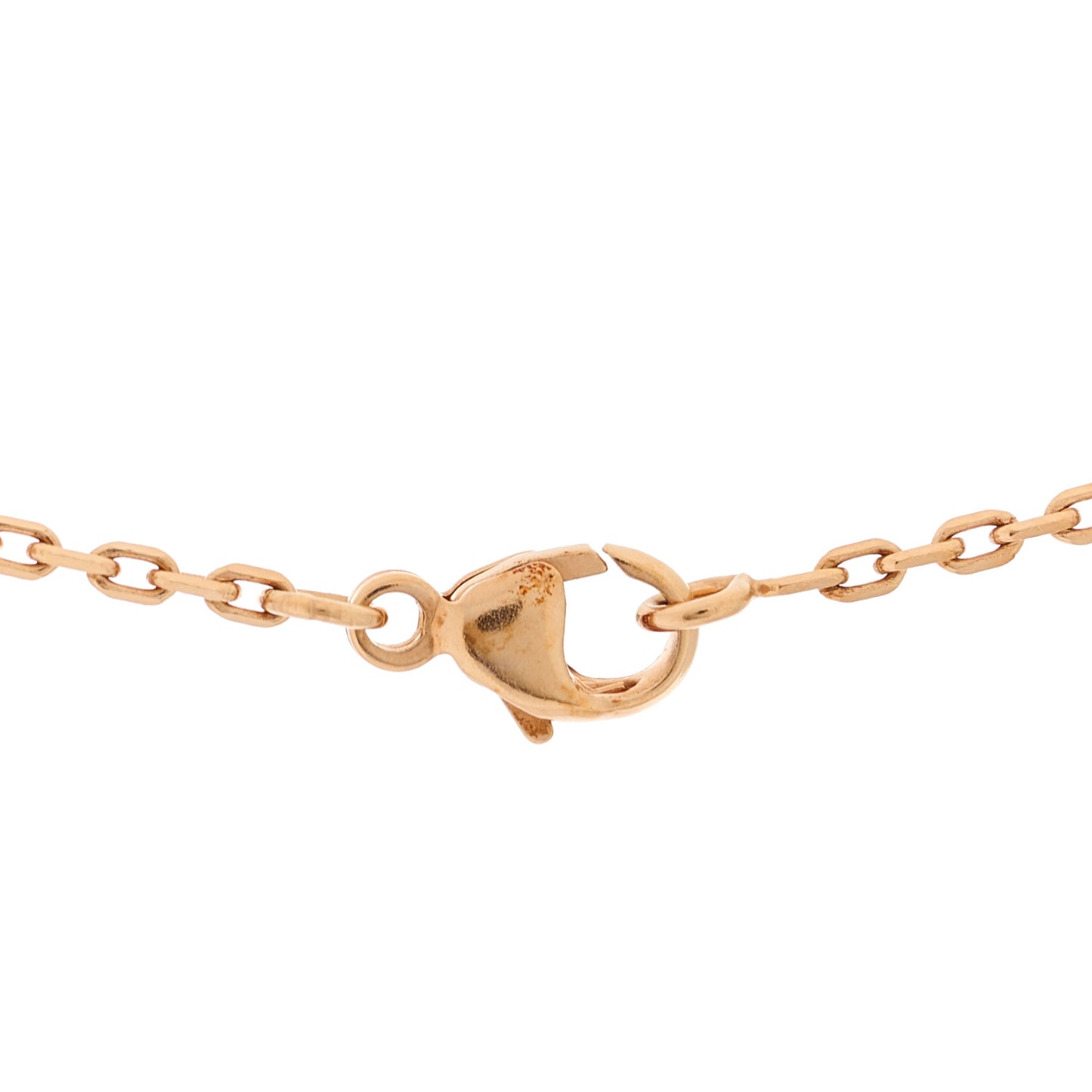 Lacquered Gold Mini Pop H Pendant Necklace Black
