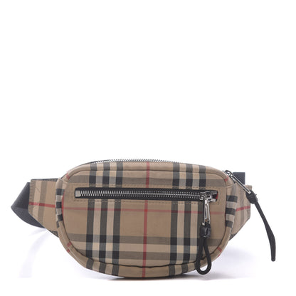 Burberry Nylon Vintage Check Small Cannon Bum Bag Archive Beige 1 of 10