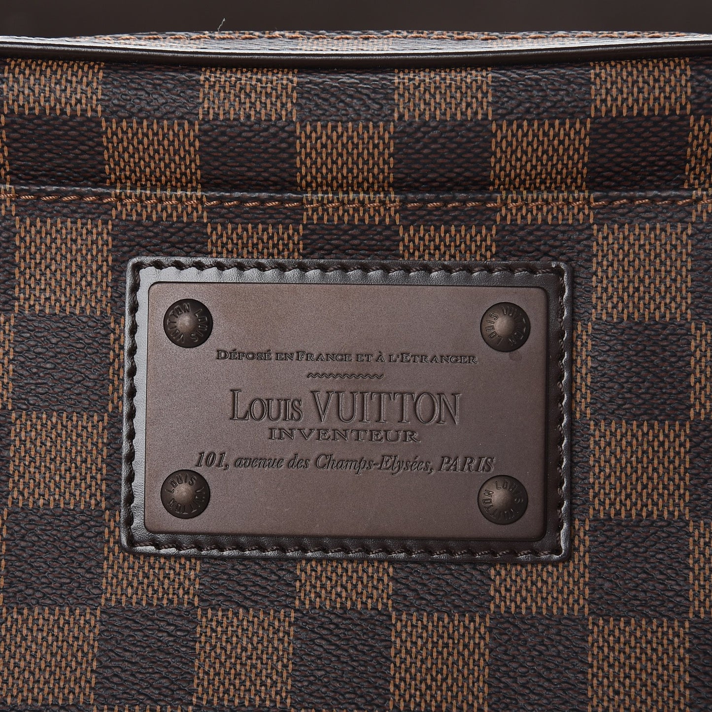 Damier Ebene Brooklyn Bum Bag